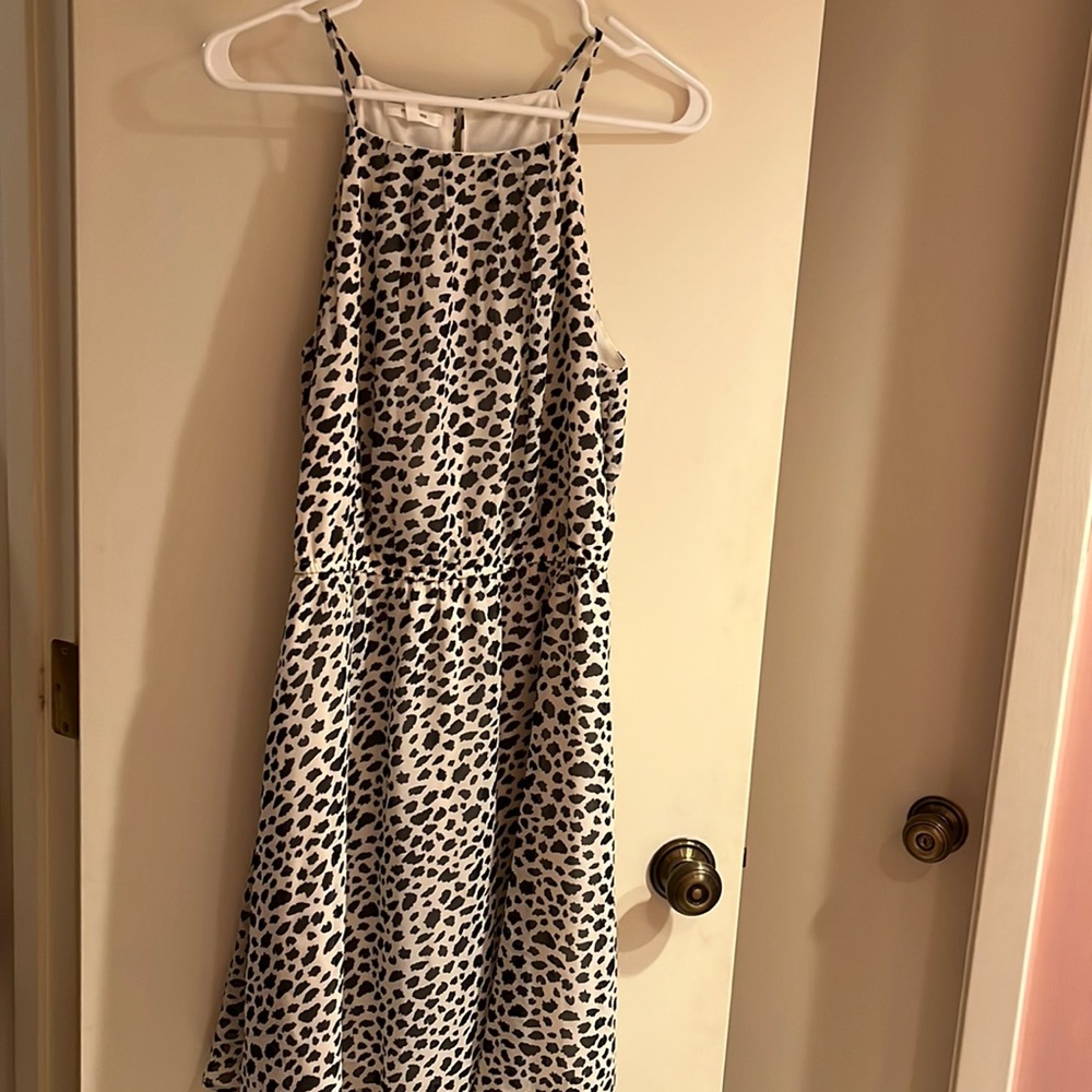 Black and white print Dress